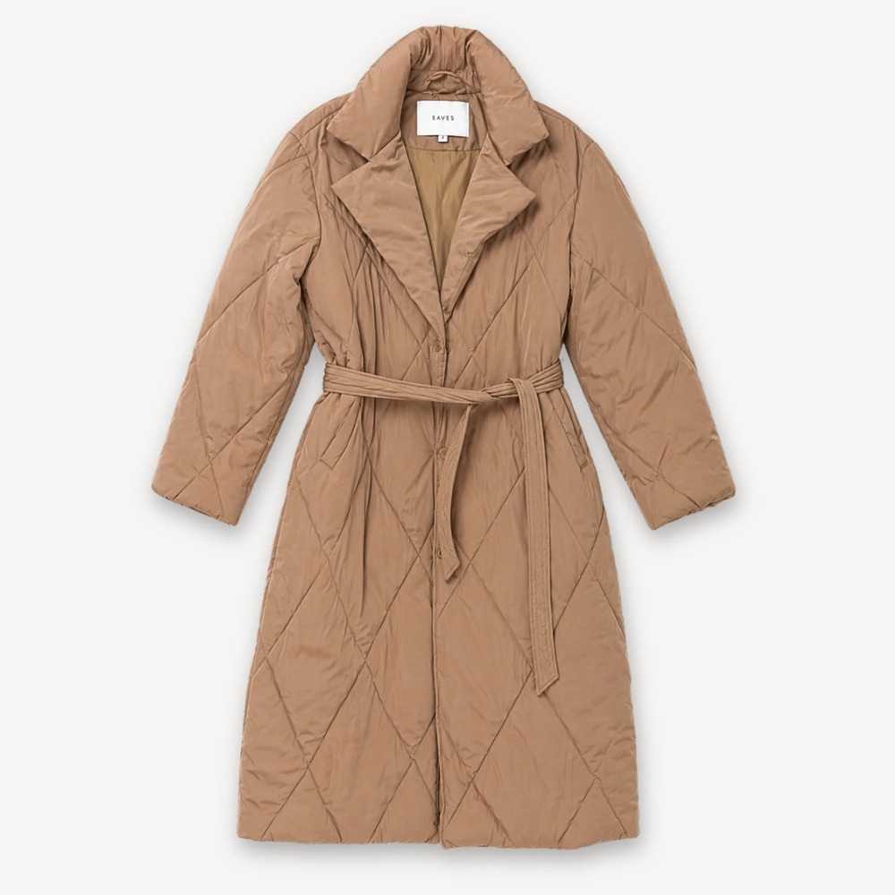 Eaves Ava Coat in Camel